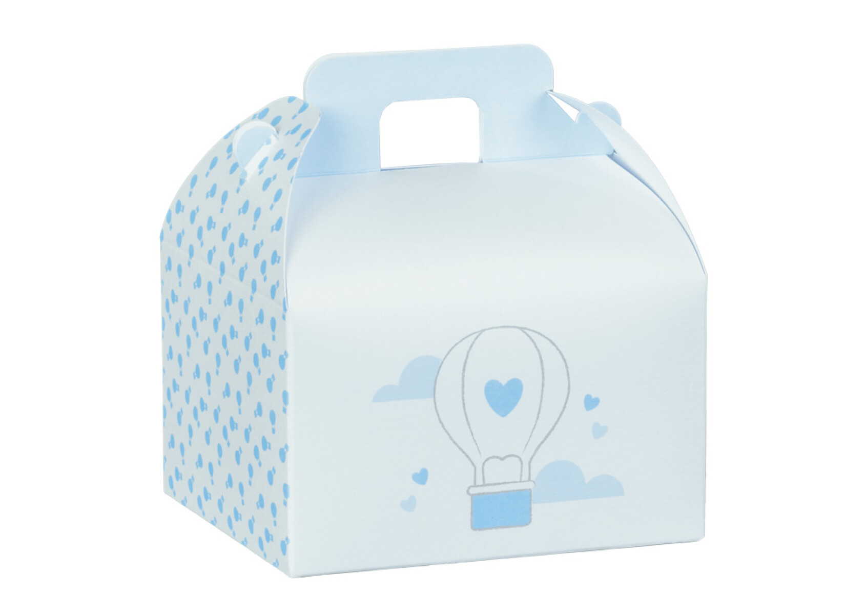 Caja valija baloon 16x14x10 cm. - BALLOON AZZURRO 