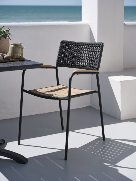 Silla apilable AJSTRUP black Silla apilable AJSTRUP black