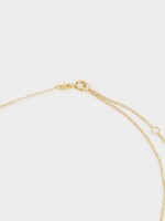 Collar De Plata 925 Con Circonitas dorado