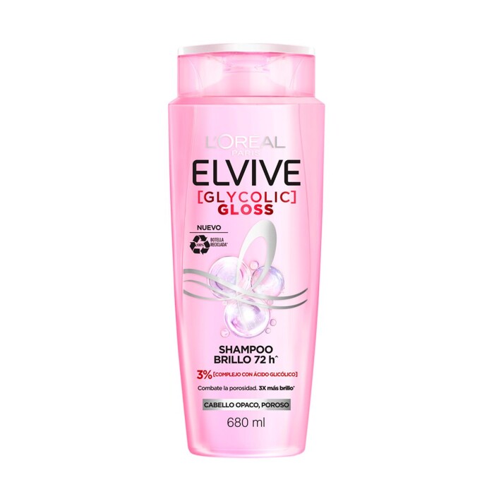 ELVIVE SHAMPOO GLYCOLIC GLOSS 680 ML. única
