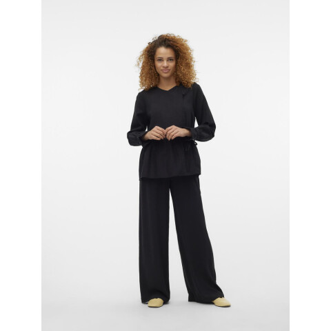 VMALVA H/W WIDE PANT WVN GA EXP BLACK