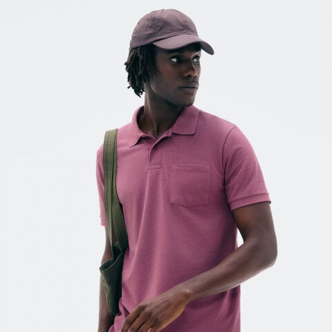 CAMISA POLO MM MASC ROXO MESCLA
