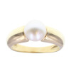 Anillo Catalina en oro amarillo 18k. con perla de cultivo Anillo Catalina en oro amarillo 18k. con perla de cultivo