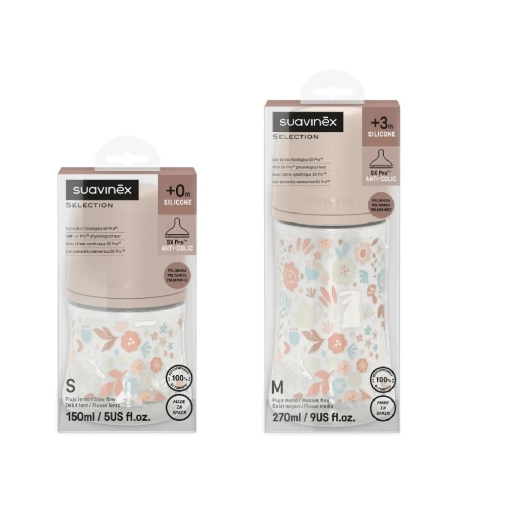Set Regalo Biberones Wonder Suavinex Rosa