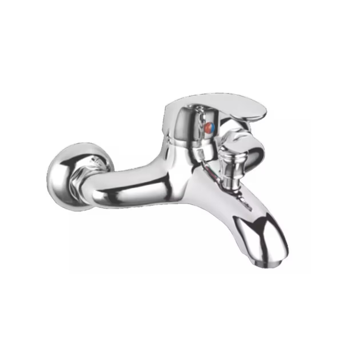 Grifería De Ducha Higiénica Monocomando Caddie Cromo Brillante 