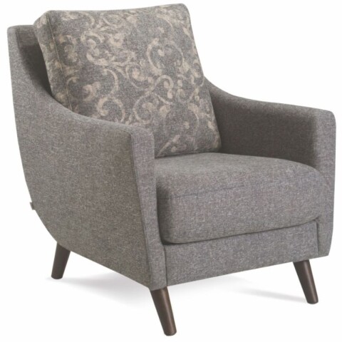 Butaca 3747 Tapizada en Tela Gris