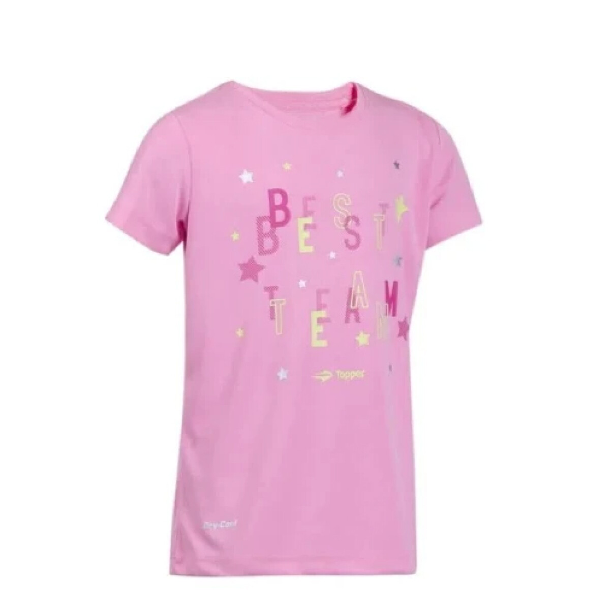Remera Infantil Topper Basic Kids - Rosa 