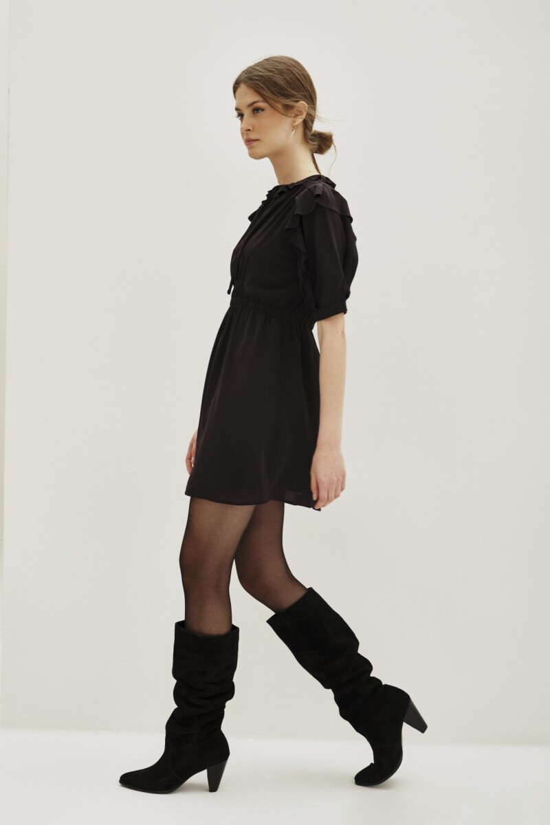 Vestido Lily Plain Negro