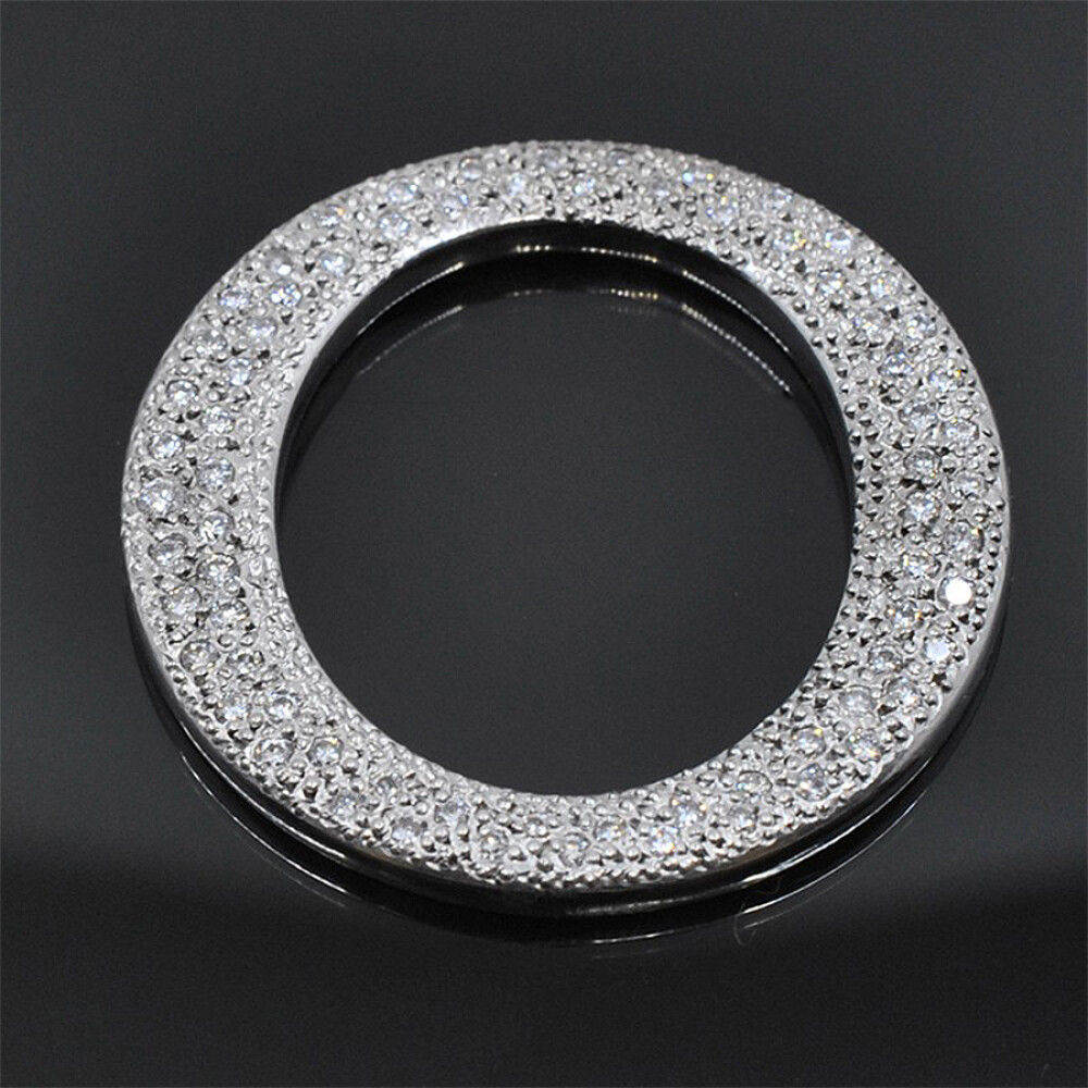 Colgante En Oro 18K Blanco Y Brillantes Colgante En Oro 18K Blanco Y Brillantes