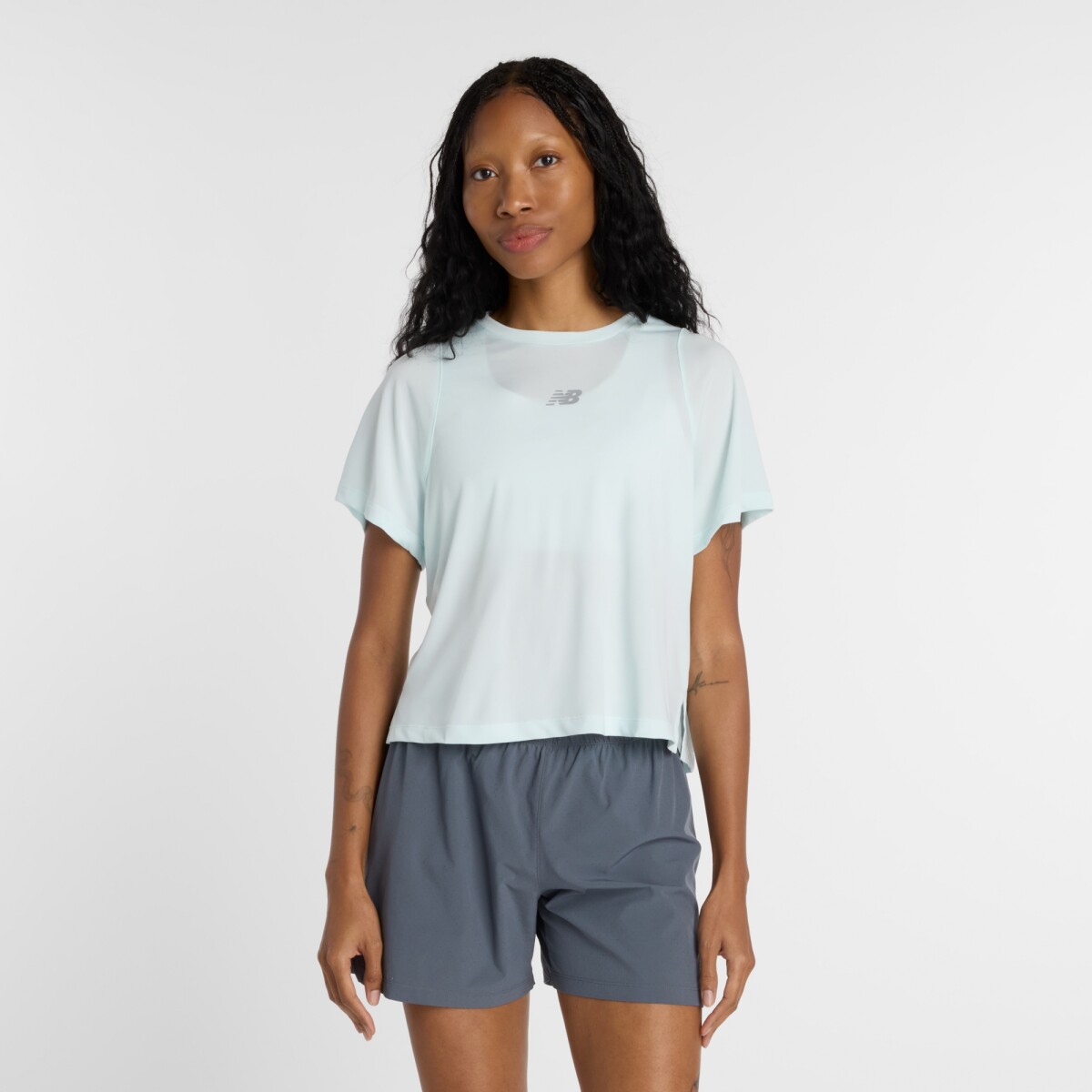 Remera New Balance de Dama - Infinity Propel - WT61A31KAAW - ELD 