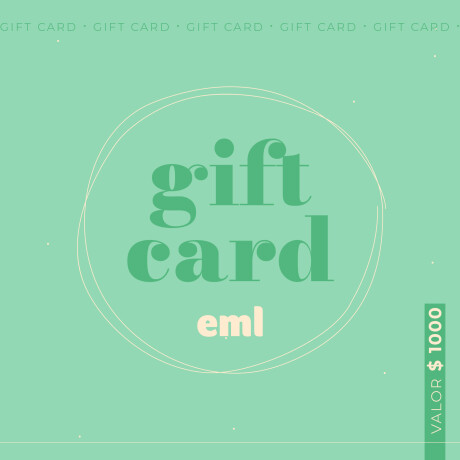 Gift Card - Tarjeta de Regalo valor $1000 Gift Card - Tarjeta de Regalo valor $1000