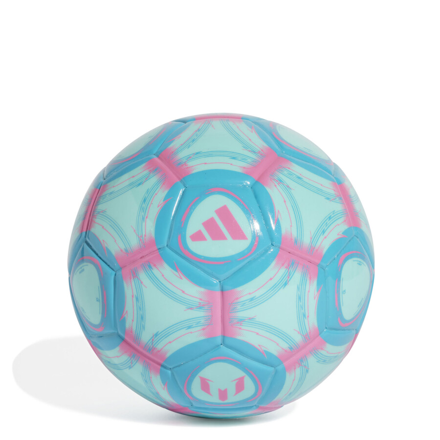 Pelota Adidas Messi Mini Verde Agua - Celeste - Rosado