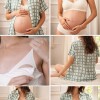 Camisa Maternal Pupa – Viscosa suave con bolsillos prácticos Estampa Verde