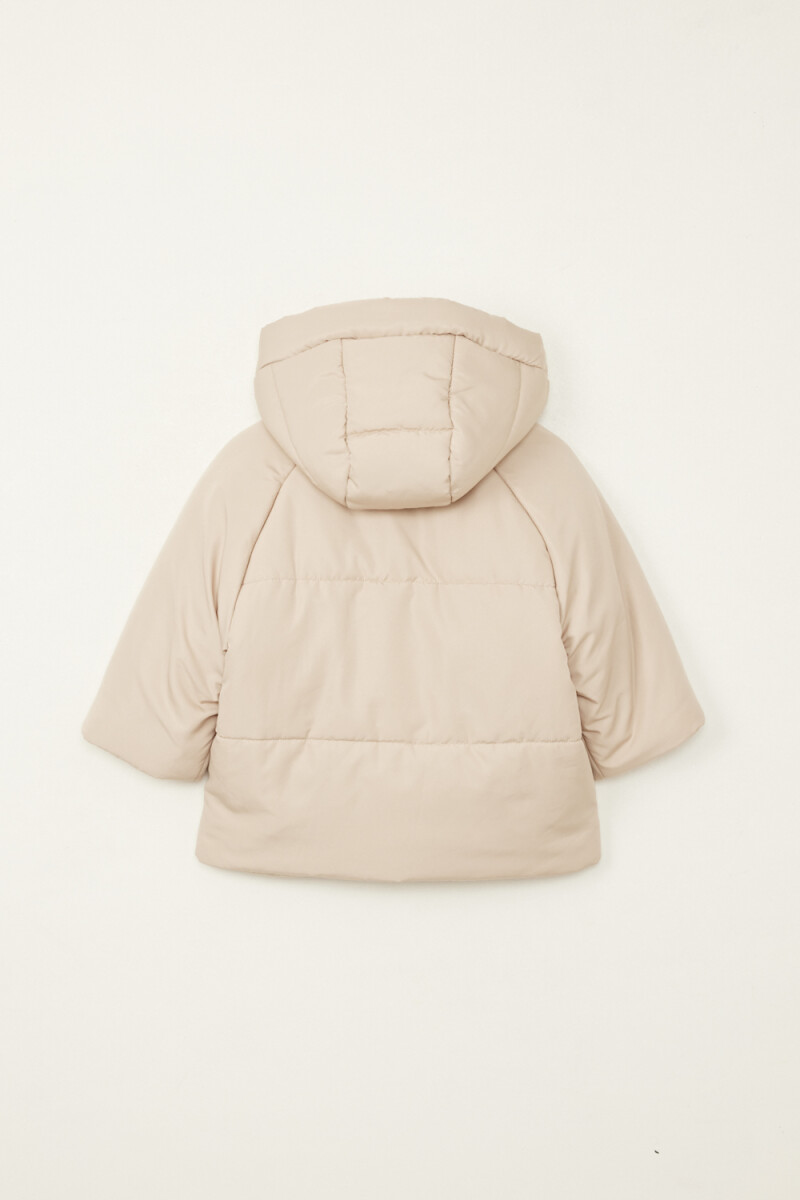 Campera capitoneada Tostado