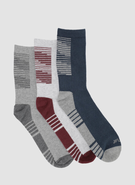 Pack x3 medias media caña con diseño Variante 29