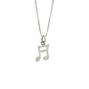Conjunto Nota musical- Plata 925 - Sin Piedra- CJ3006 Sinpiedra