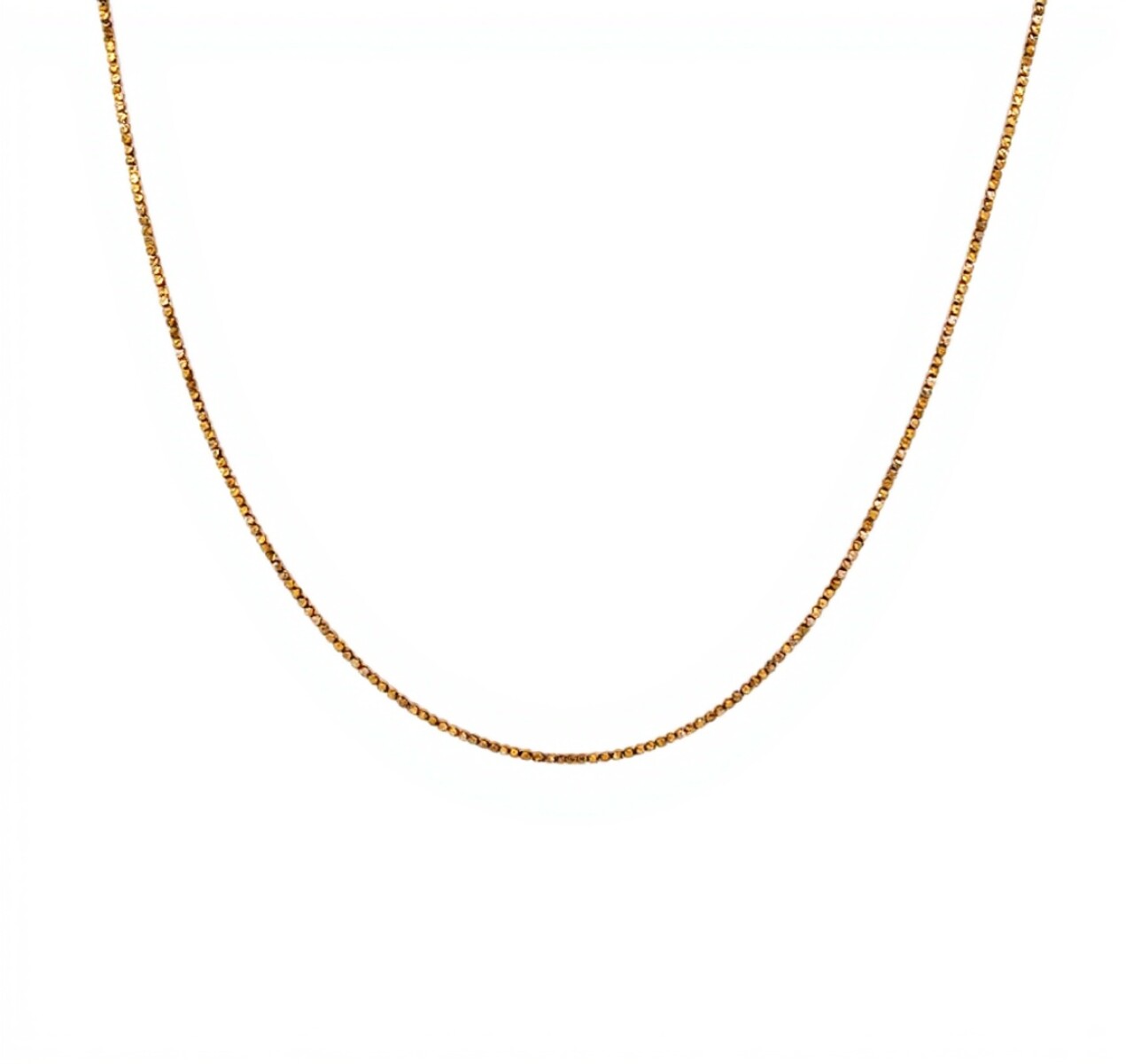 Cadena cordon oro, cola de topo-Oro bajo -Sin Piedra-CD8010 - sinpiedra 