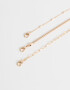Collares Cortos De metal Collar Corto De Metal - Dorado