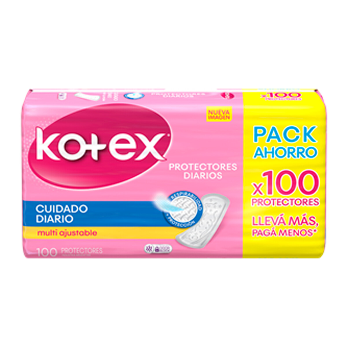 Protector Diario Kotex Cuidado Diario - Pack Ahorro X100 