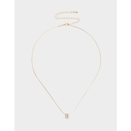 Cadena Corta con Dije Premium Gold Dorado