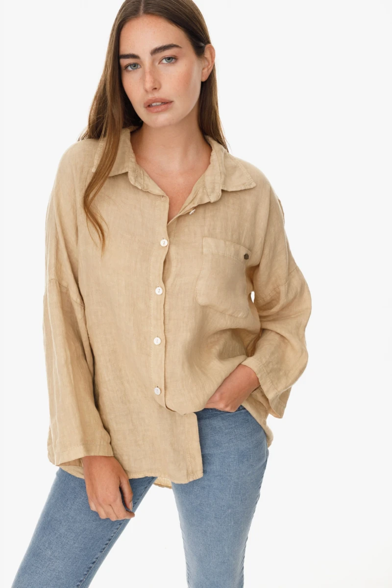 Camisa Alamo beige s