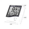 Mini Lcd Temperatura Humedad Medidor Reloj Higrómetro Interior Mini Lcd Temperatura Humedad Medidor Reloj Higrómetro Interior