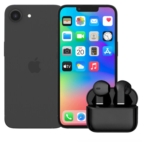 Apple Iphone 16e 8/128 Gb 5g + Regalo PK IPHONE 16E 128 BLACK + REGALO