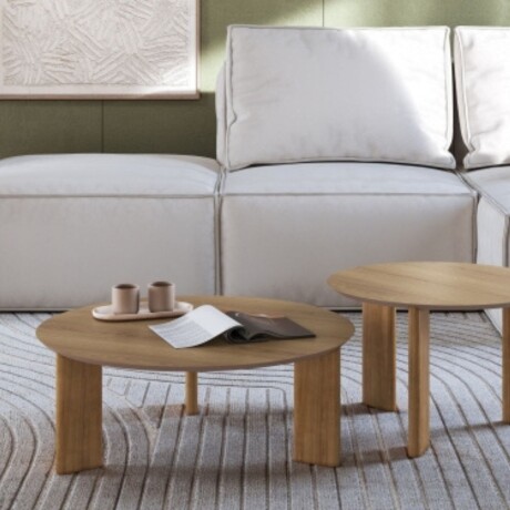 Conjunto de Mesas de Centro Sublime Natural