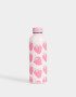 Accesorios Cocina Foodie Botella Metálica Estampada "strawberry" - Rosa Claro