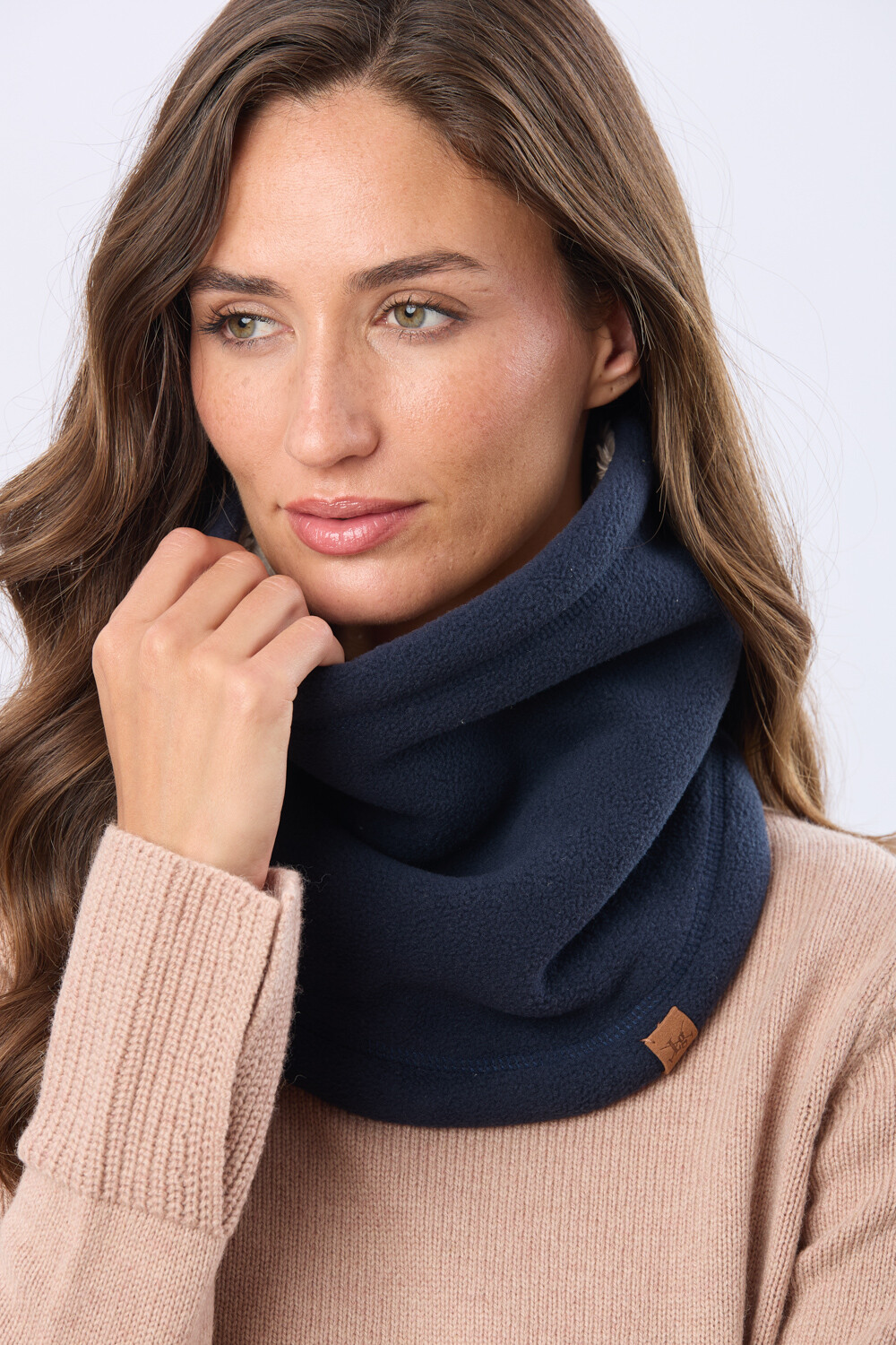 CUELLO POLAR Y SHERPA Azul