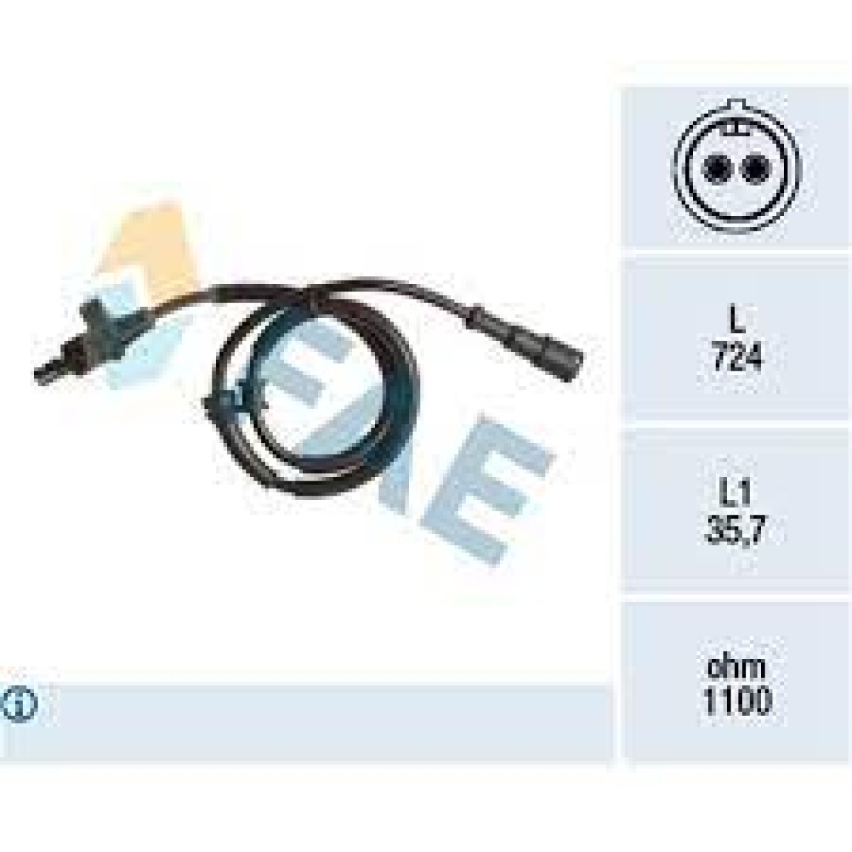 CAPTOR RENAULT SENSOR ABS TRAS. IZQ. SCENIC FAE 