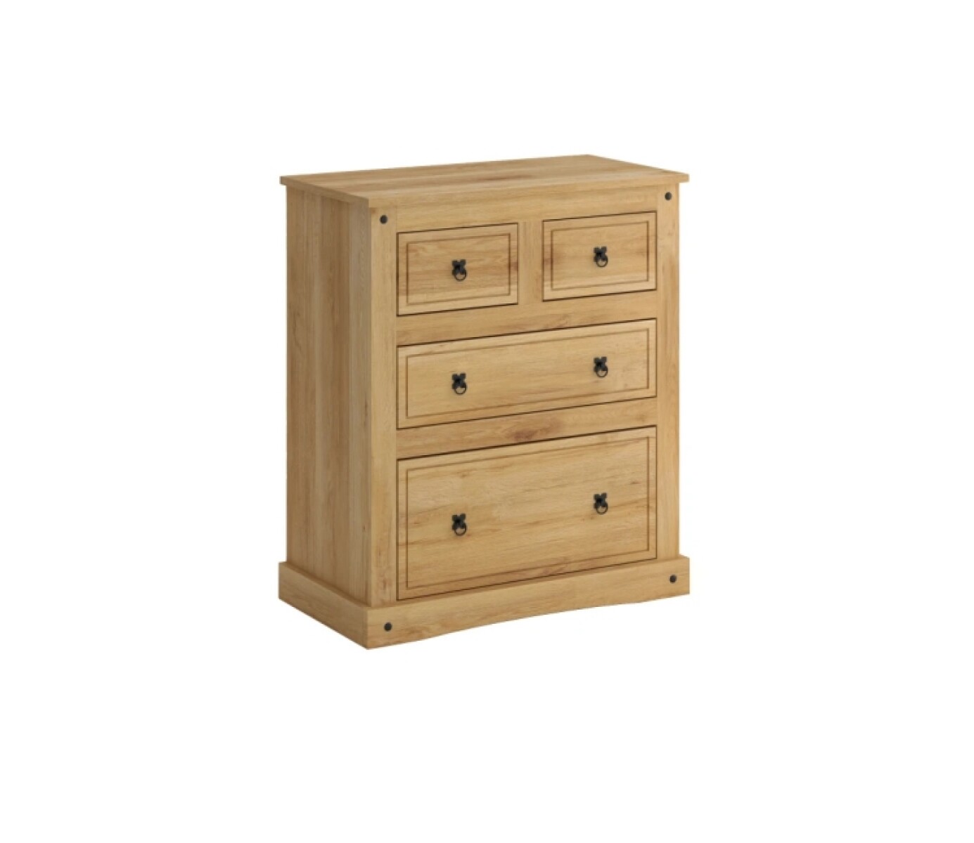 Comoda Rustica 4 Cajones Natural 028 
