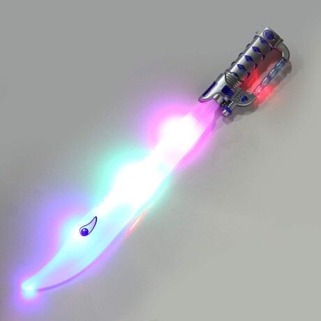 Espada Gris 57cm C/luz Y Sonido + Puntero Laser Unica