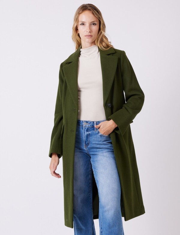 Tapado Largo Lana VERDE