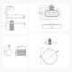 SET DE ACCESORIOS PARA BAÑO METAL SIGNATURE GRIS BRUSHED GRIS-BRUSHED NICKEL
