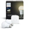 KIT DE INICIO BLANCO 2 LAMPARAS LED BULBO 10W E27 + BIDGE G5 PHILIPS HUE KIT DE INICIO BLANCO 2 LAMPARAS LED BULBO 10W E27 + BIDGE G5 PHILIPS HUE
