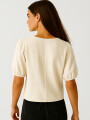 Blusa Zaphra Marfil / Off White