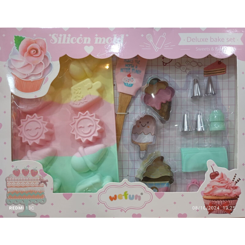Set De Reposteria Con Molde De Silicona Set De Reposteria Con Molde De Silicona