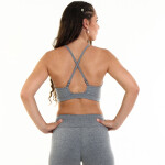 Fila Top Mujer Life Cross Gris Gris