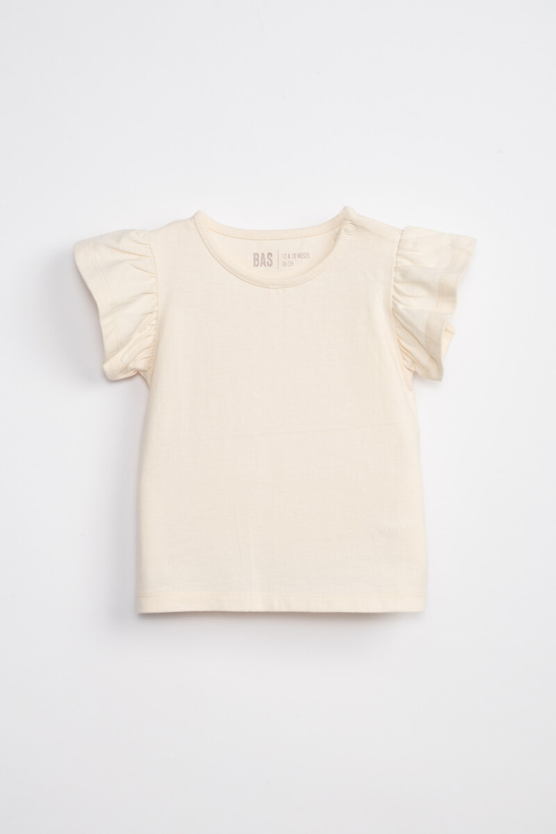 Remera volados - Crudo 