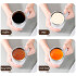 Taza Con Mezclador Magnético Y Tapa Recargable 380Ml Acero Variante Color Gris