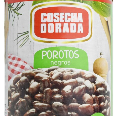 POROTOS NEGROS LATA 400G COSECHA DORADA POROTOS NEGROS LATA 400G COSECHA DORADA