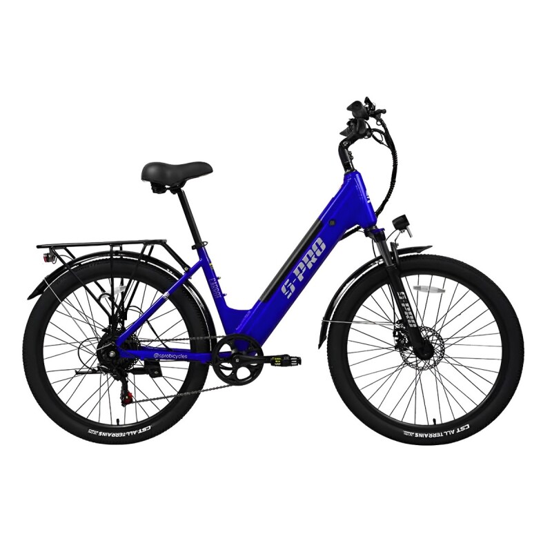 Bicicleta Eléctrica S Pro Carrot 26 Electro Asistida 0km - Azul Bicicleta Eléctrica S Pro Carrot 26 Electro Asistida 0km - Azul