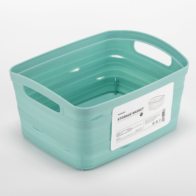 CESTA DE ALMACENAMIENTO-AZUL CESTA DE ALMACENAMIENTO-AZUL