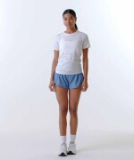 Polo Manga Corta Feather Tech Mujer Deep Navy