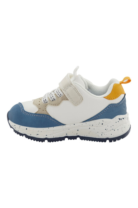 Championes casuales, diseño colorblock Sin color