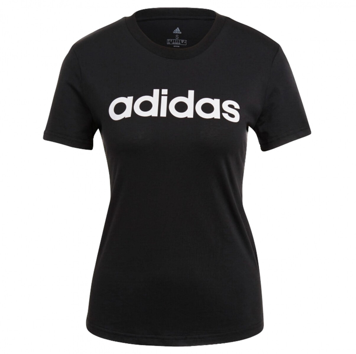 Remera Adidas Dama Lin T C: Black/White - S/C 
