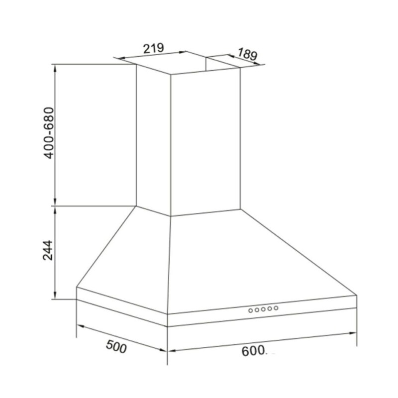 Campana TEM T1ECH A 60cm Campana TEM T1ECH A 60cm