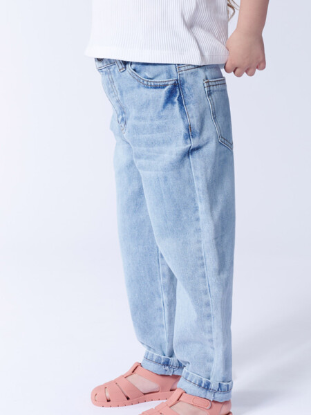 Pantalón de jean slouchy Azul Claro