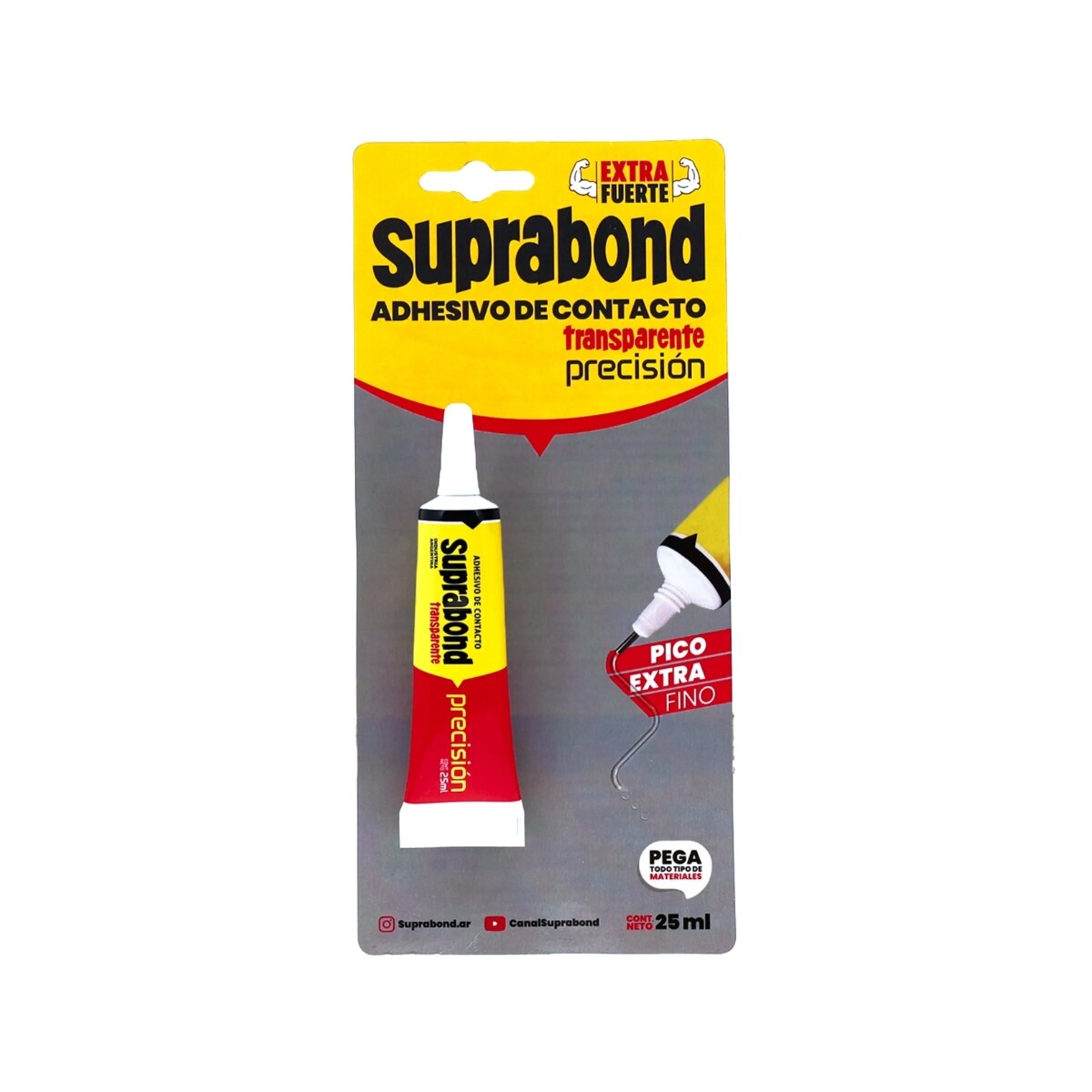 ADHESIVO DE CONTACTO TRANSPARENTE BLISTER 25 PRECISION Adhesivo De Contacto Transparente Blister 25 Precision